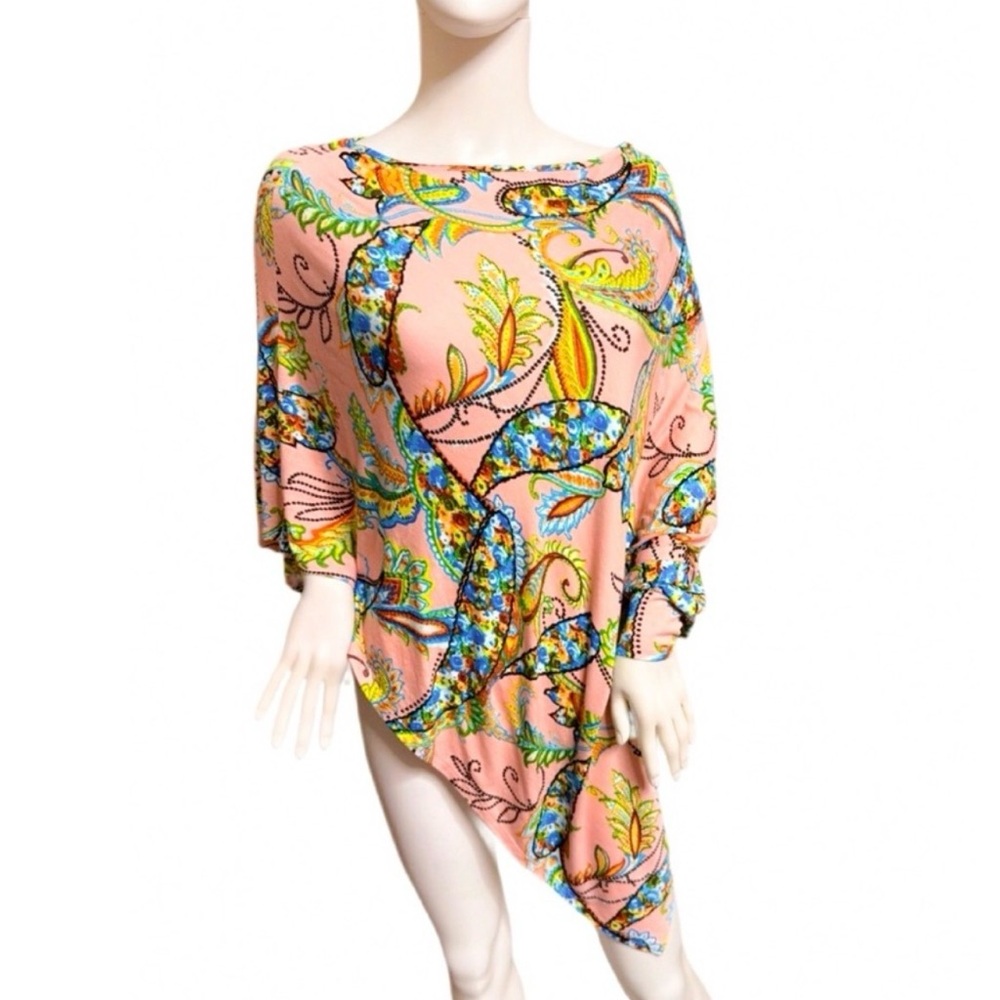 VOOM by Joy Han Poncho Style Top